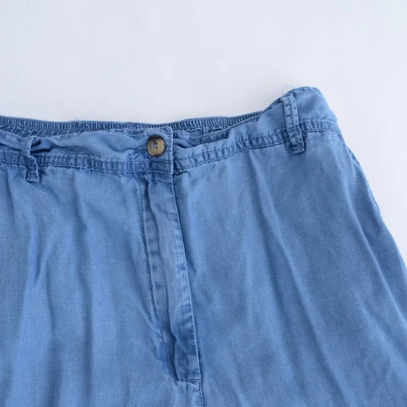 Suko Cargo Style Cotton Blue Chambray Denim Jeans - Picture 12 of 14